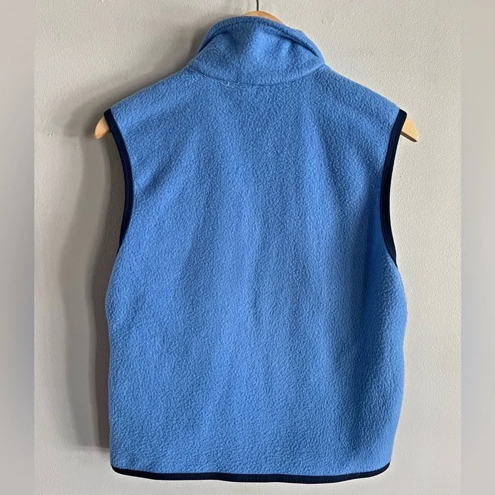 Vintage Y2K Disney Mickey Gear Blue Fleece Vest Gorpcore Outdoor Small